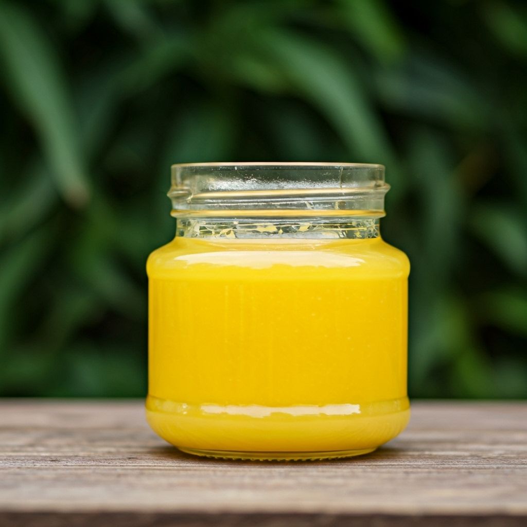 Pure A2 Gir Cow Ghee in natural setting