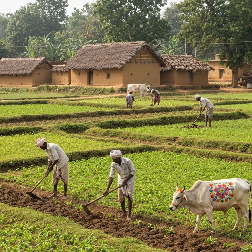 Traditional Indian Farm Life